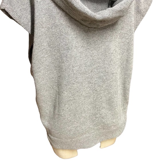 Frankie Shop Juno Sleeveless Knit Hoodie Grey Melange Size XS/S - Picture 8 of 12